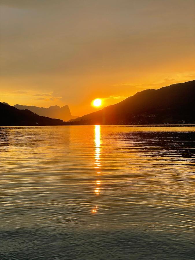 "Ferienhaus Am Mondsee" Mit Direktem Schafbergblick Im Salzkammergut Bei Salzburg 外观 照片