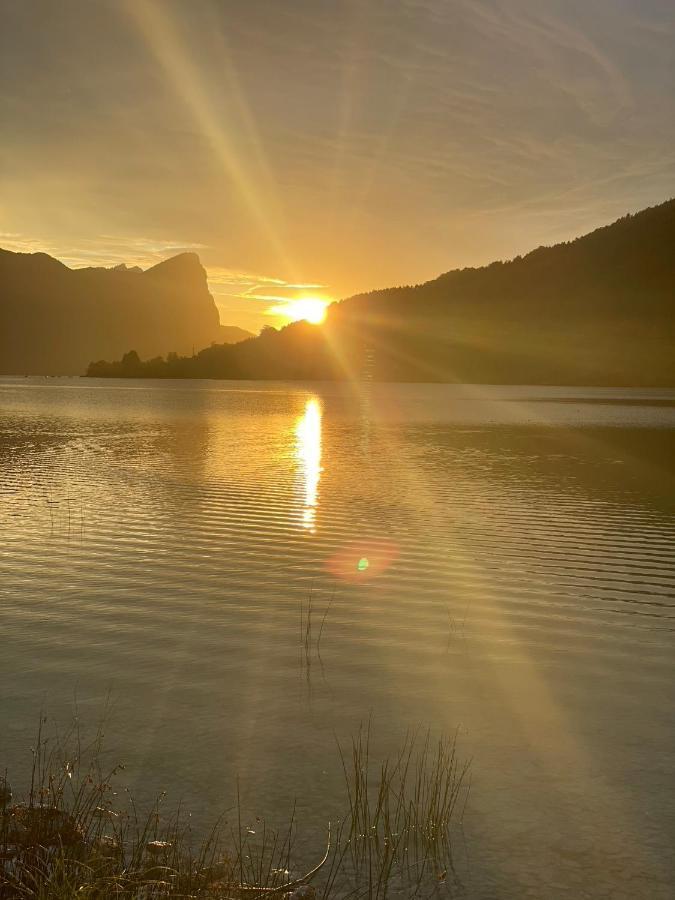 "Ferienhaus Am Mondsee" Mit Direktem Schafbergblick Im Salzkammergut Bei Salzburg 外观 照片